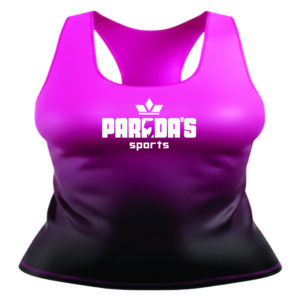 Regata personalizada em sublimação nadador feminina