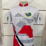 Fabrica de camiseta personalizada em sublimação gola padre com ziper dryfit Itaperucu